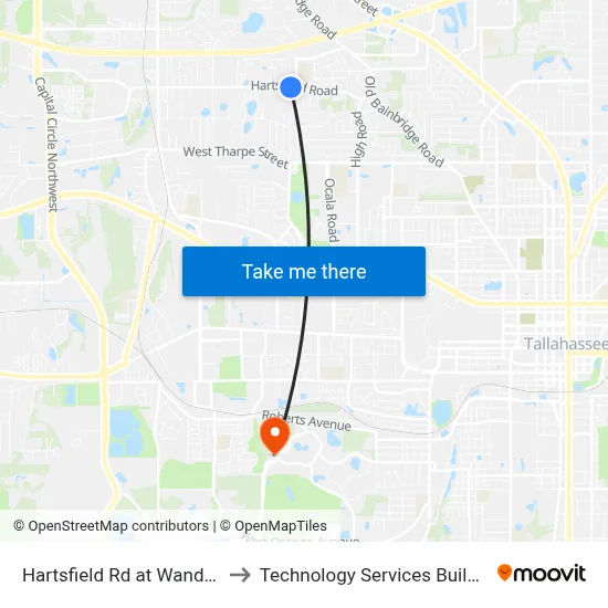 Hartsfield Rd at Wanda Way Eb to Technology Services Building (Elbit) map