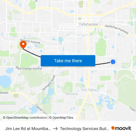 Jim Lee Rd at Mountbatten Rd Sb to Technology Services Building (Elbit) map