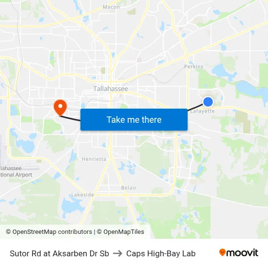 Sutor Rd at Aksarben Dr Sb to Caps High-Bay Lab map
