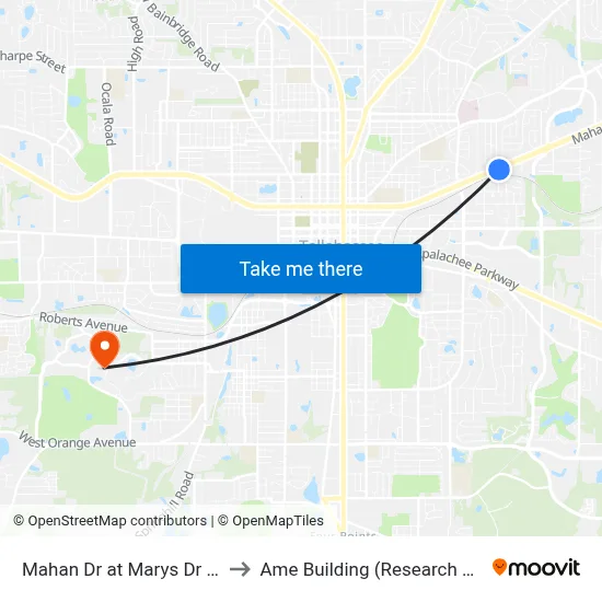 Mahan Dr at Marys Dr Eb to Ame Building (Research #4) map