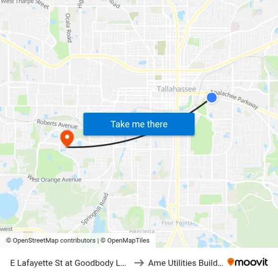 E Lafayette St at Goodbody Ln Wb to Ame Utilities Building map