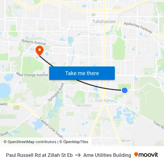 Paul Russell Rd at Zillah St Eb to Ame Utilities Building map