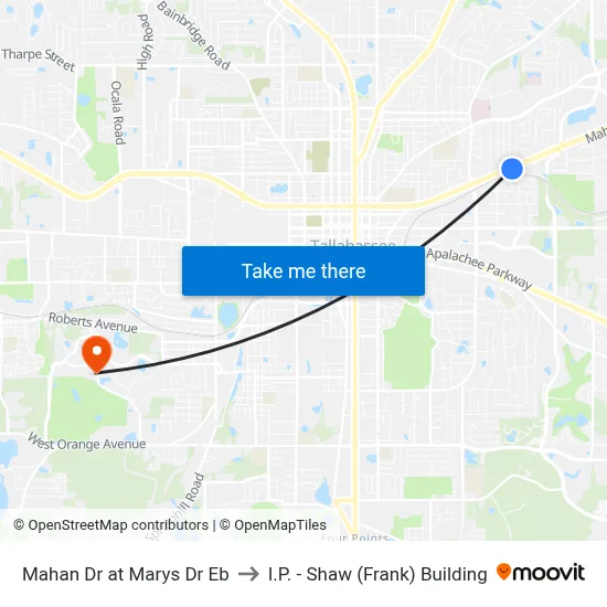 Mahan Dr at Marys Dr Eb to I.P. - Shaw (Frank) Building map