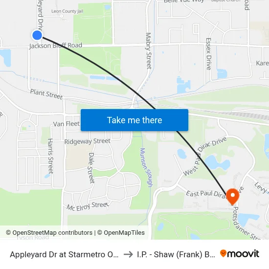 Appleyard Dr at Starmetro Offices Sb to I.P. - Shaw (Frank) Building map