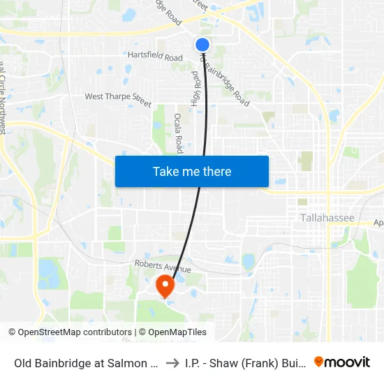 Old Bainbridge at Salmon Dr Sb to I.P. - Shaw (Frank) Building map