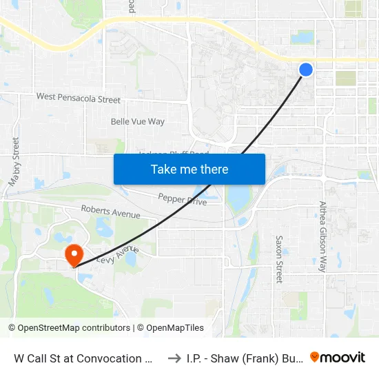 W Call St at Convocation Way Wb to I.P. - Shaw (Frank) Building map