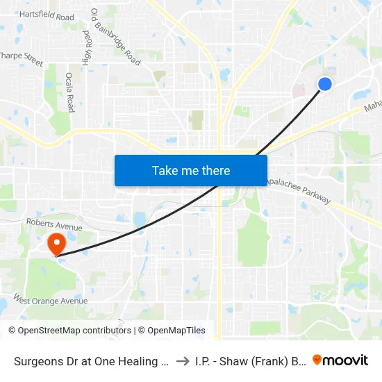 Surgeons Dr at One Healing Place Nb to I.P. - Shaw (Frank) Building map