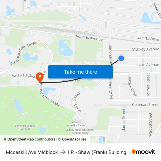 Mccaskill Ave Midblock to I.P. - Shaw (Frank) Building map