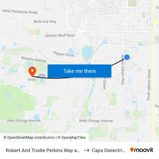 Robert And Trudie Perkins Way at Famu Wb to Caps Dielectrics Lab map