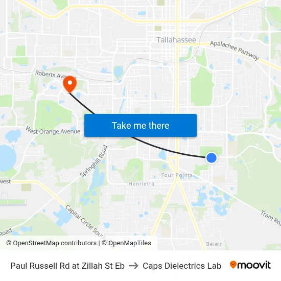 Paul Russell Rd at Zillah St Eb to Caps Dielectrics Lab map