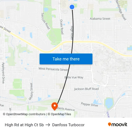 High Rd at High Ct Sb to Danfoss Turbocor map