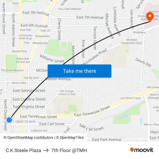 C.K.Steele Plaza to 7th Floor @TMH map