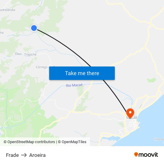 Frade to Aroeira map