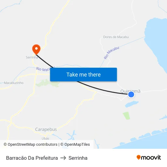 Barracão Da Prefeitura to Serrinha map