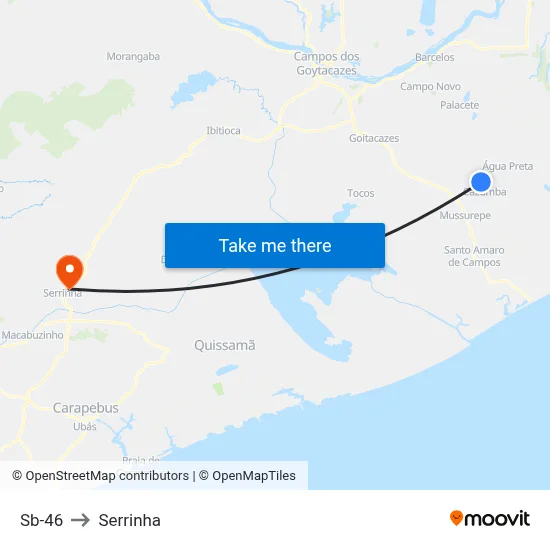 Sb-46 to Serrinha map