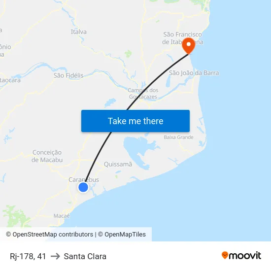 Rj-178, 41 to Santa Clara map