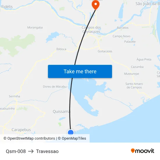 Qsm-008 to Travessao map
