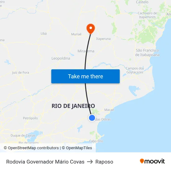 Rodovia Governador Mário Covas to Raposo map