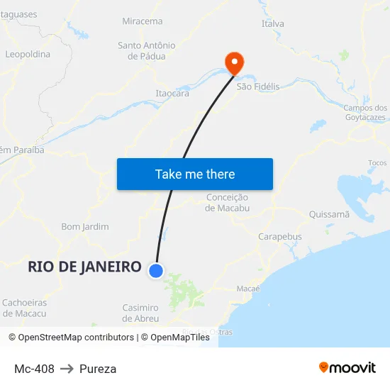 Mc-408 to Pureza map