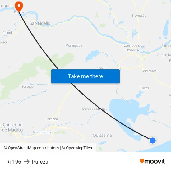 Rj-196 to Pureza map