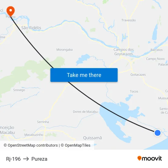 Rj-196 to Pureza map