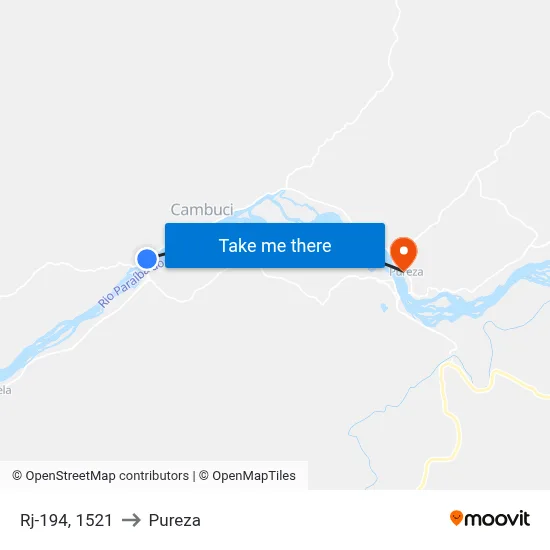 Rj-194, 1521 to Pureza map