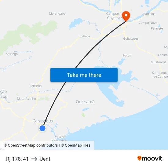 Rj-178, 41 to Uenf map