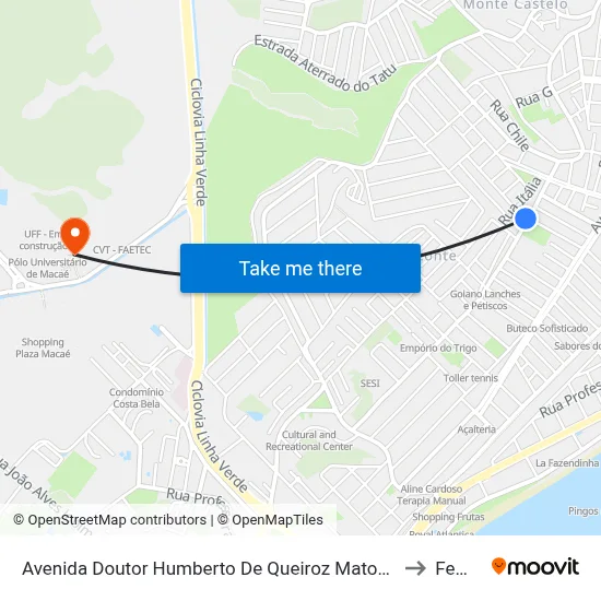 Avenida Doutor Humberto De Queiroz Matoso Próximo Ao 260 to Femass map