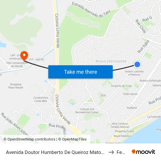Avenida Doutor Humberto De Queiroz Matoso Próximo Ao 490 to Femass map