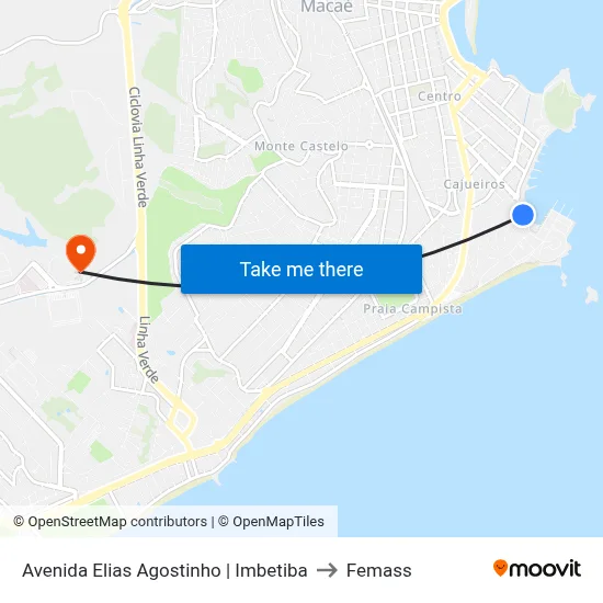 Avenida Elias Agostinho | Imbetiba to Femass map