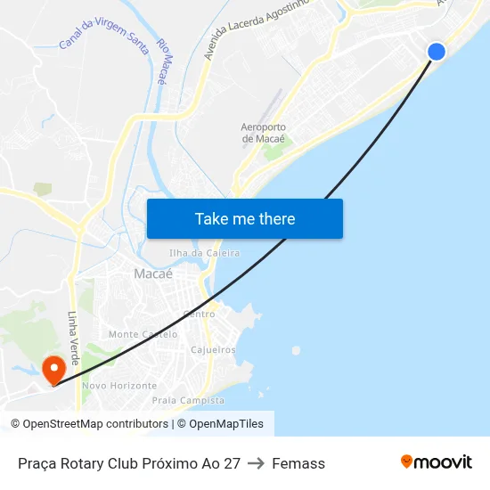 Praça Rotary Club Próximo Ao 27 to Femass map