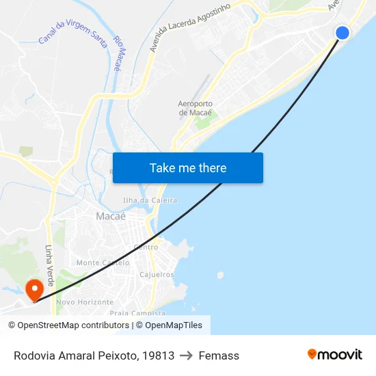 Rodovia Amaral Peixoto, 19813 to Femass map