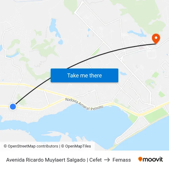 Avenida Ricardo Muylaert Salgado | Cefet to Femass map