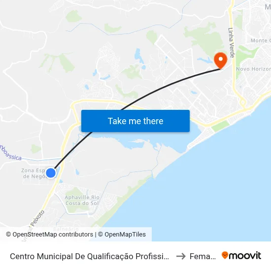 Centro Municipal De Qualificação Profissional to Femass map