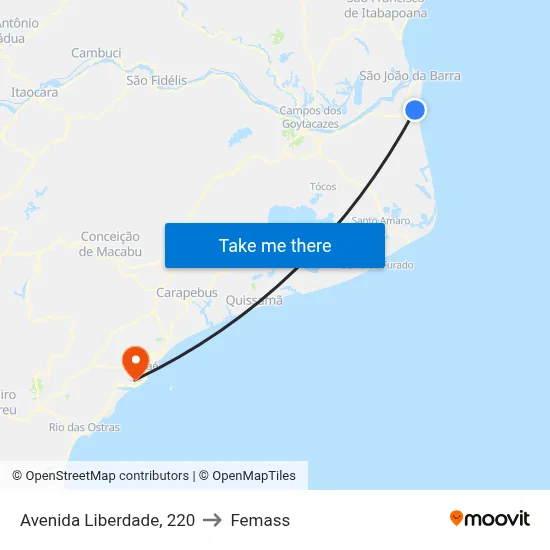 Avenida Liberdade, 220 to Femass map
