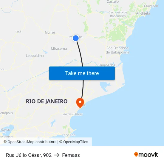 Rua Júlio César, 902 to Femass map