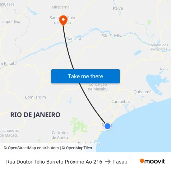 Rua Doutor Télio Barreto Próximo Ao 216 to Fasap map