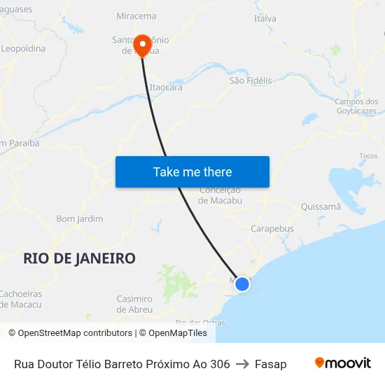 Rua Doutor Télio Barreto Próximo Ao 306 to Fasap map
