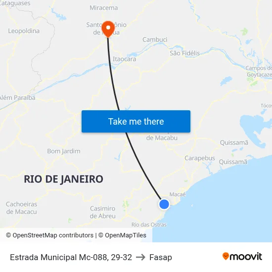 Estrada Municipal Mc-088, 29-32 to Fasap map