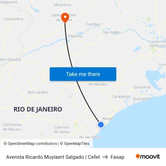 Avenida Ricardo Muylaert Salgado | Cefet to Fasap map