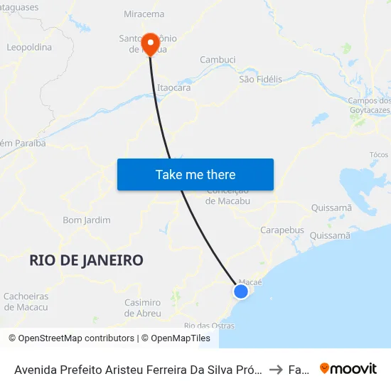 Avenida Prefeito Aristeu Ferreira Da Silva Próximo Ao 2500 to Fasap map