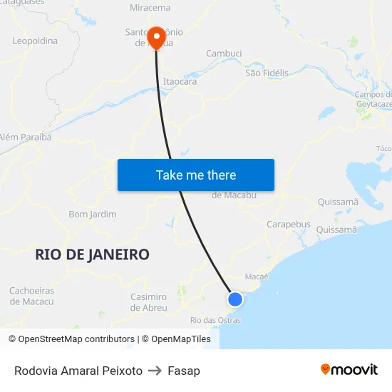 Rodovia Amaral Peixoto to Fasap map