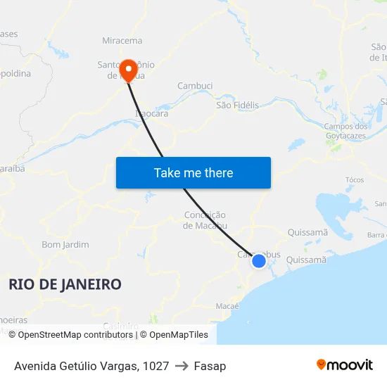 Avenida Getúlio Vargas, 1027 to Fasap map