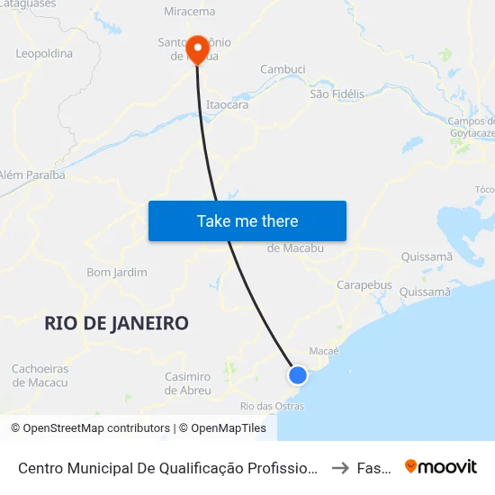 Centro Municipal De Qualificação Profissional to Fasap map