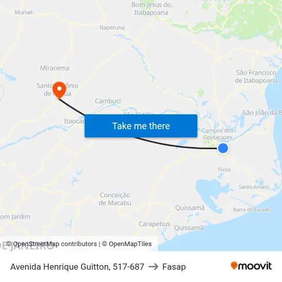 Avenida Henrique Guitton, 517-687 to Fasap map