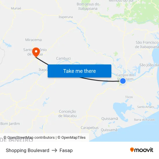 Shopping Boulevard to Fasap map