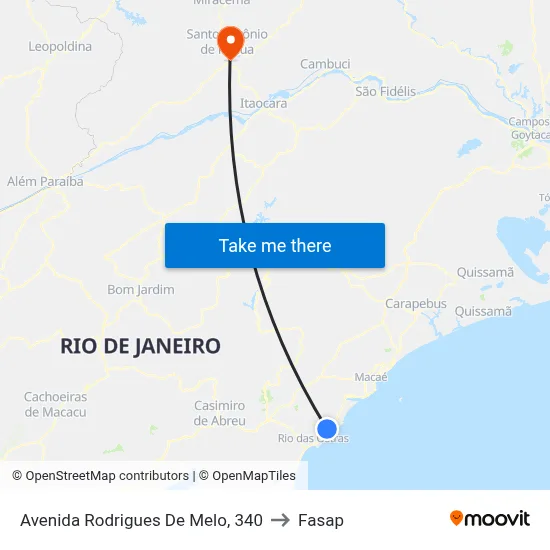 Avenida Rodrigues De Melo, 340 to Fasap map