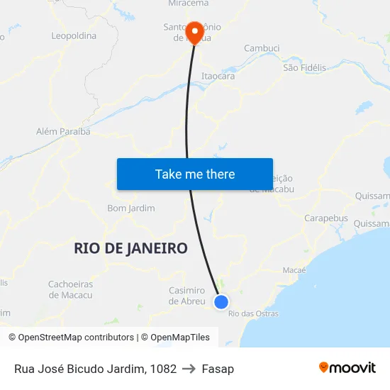 Rua José Bicudo Jardim, 1082 to Fasap map