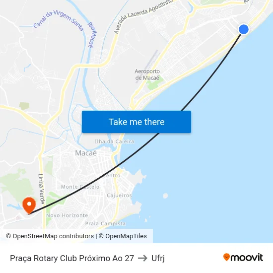 Praça Rotary Club Próximo Ao 27 to Ufrj map