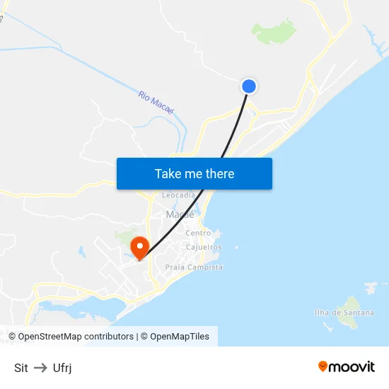 Sit to Ufrj map